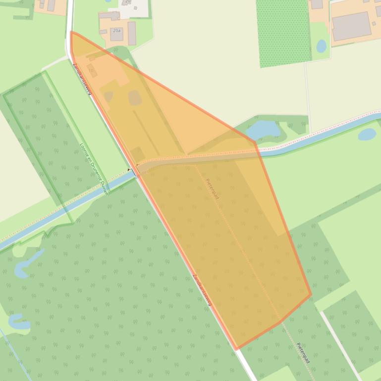 Kaart van postcodegebied 5074RE.