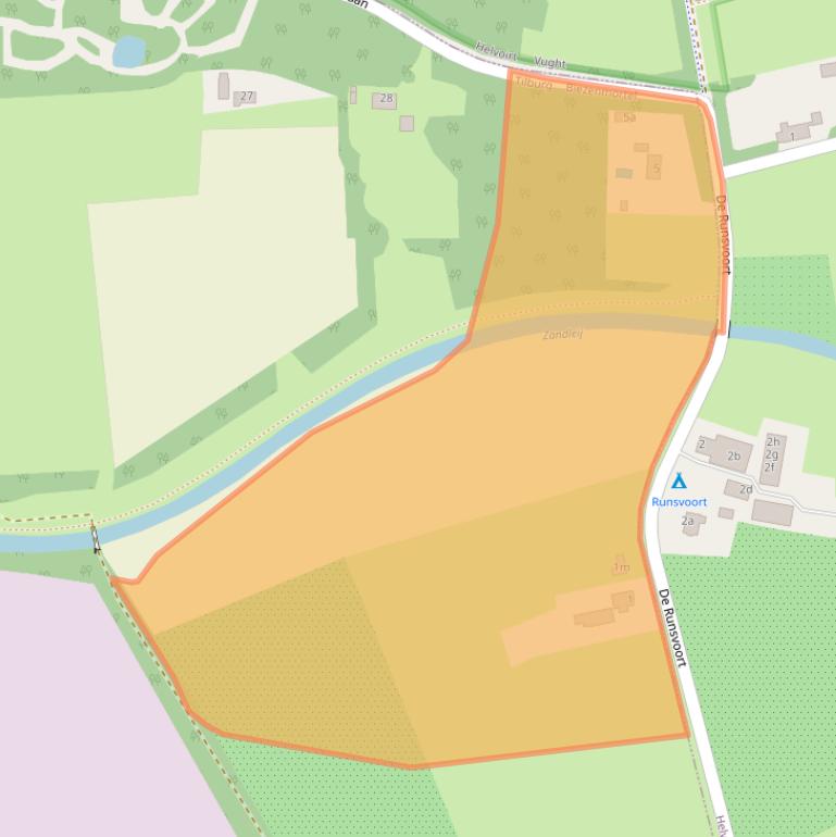 Kaart van postcodegebied 5074RG.