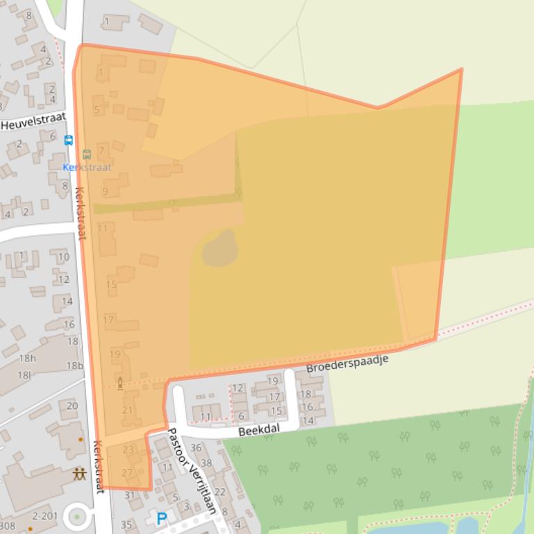 Kaart van postcodegebied 5076AS.