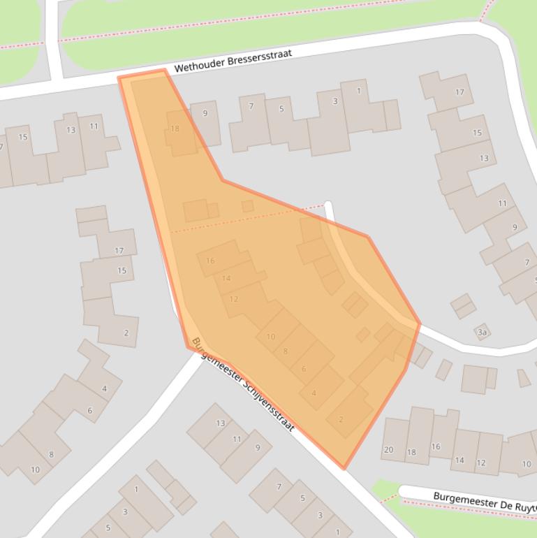 Kaart van postcodegebied 5076GG.