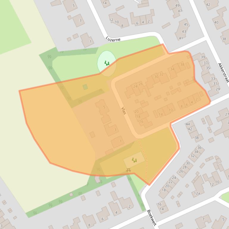 Kaart van postcodegebied 5076HL.