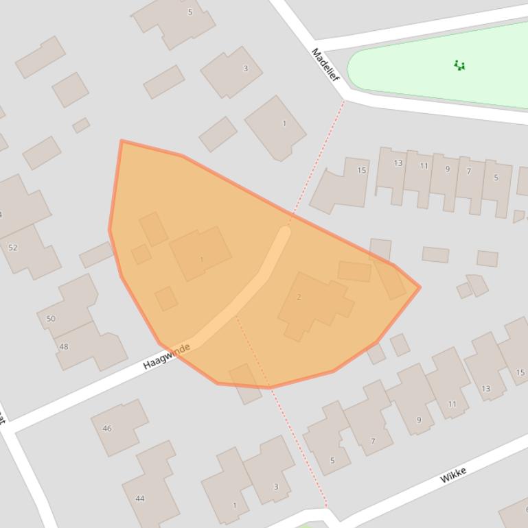 Kaart van postcodegebied 5076HV.