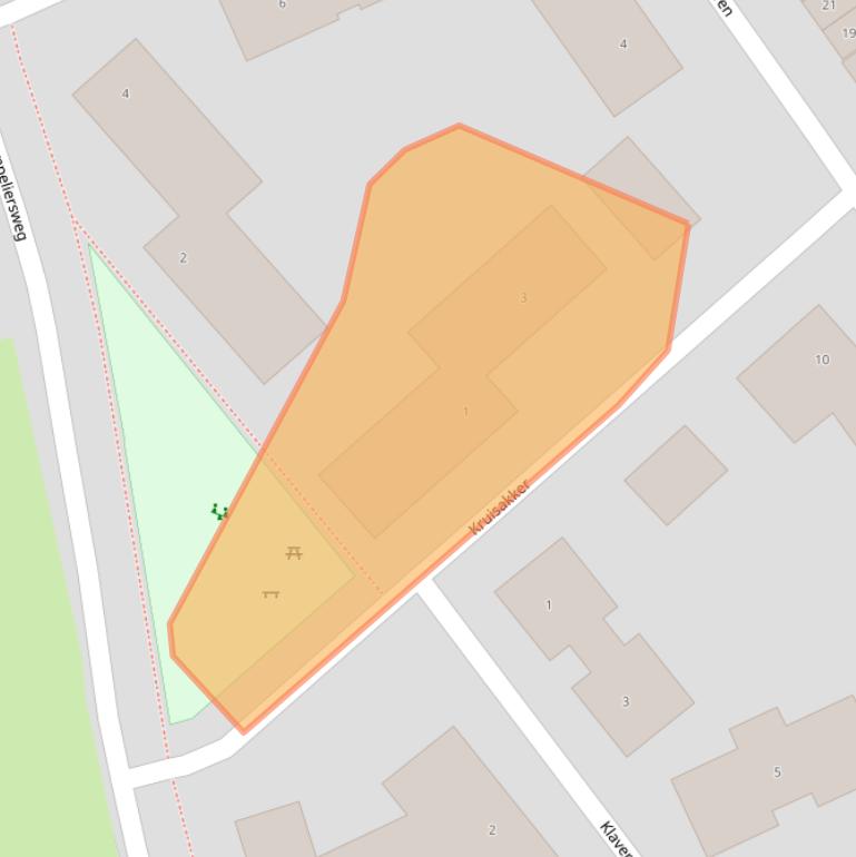 Kaart van postcodegebied 5076JD.