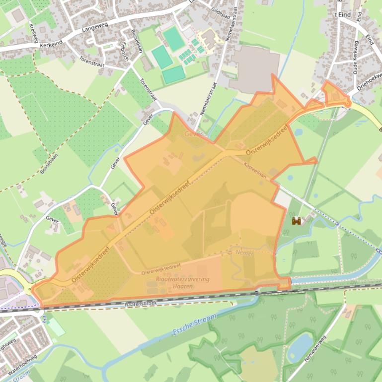Kaart van postcodegebied 5076NA.
