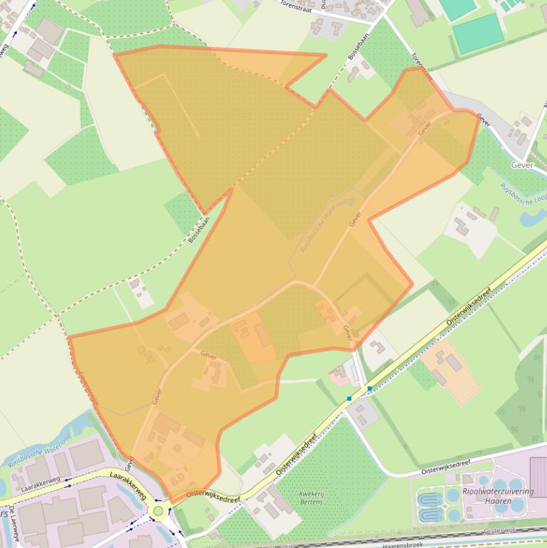 Kaart van postcodegebied 5076NB.