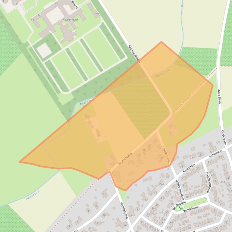 Kaart van postcodegebied 5076NV.