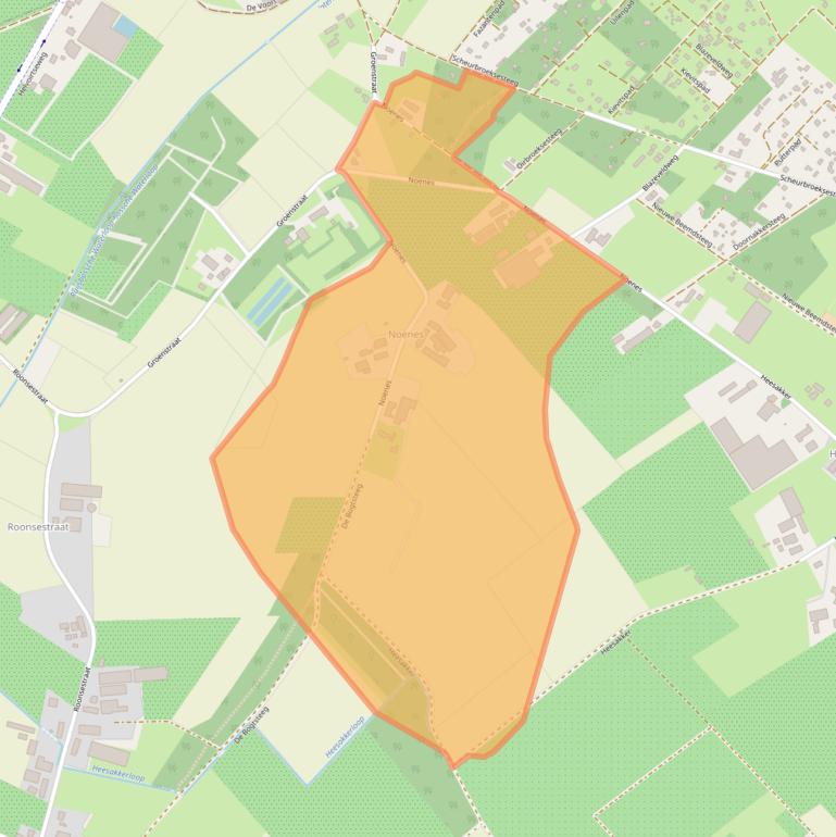 Kaart van postcodegebied 5076PP.