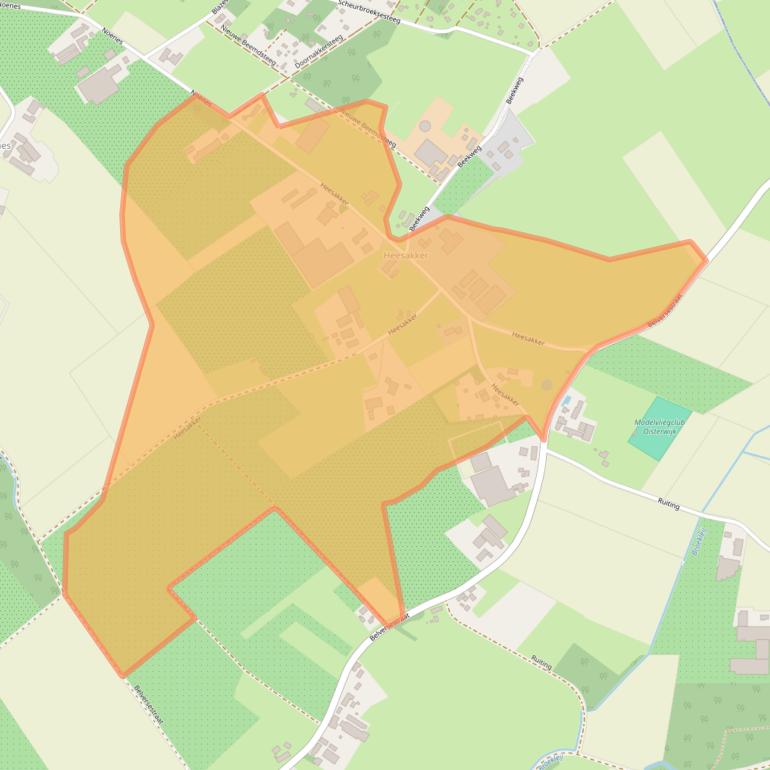 Kaart van postcodegebied 5076PR.