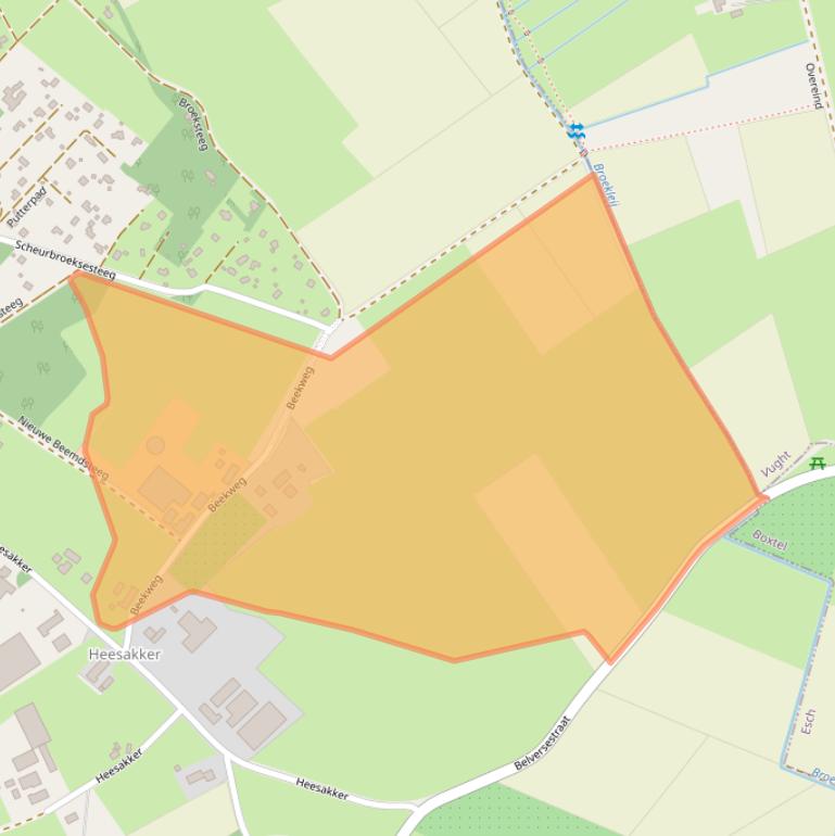 Kaart van postcodegebied 5076PT.