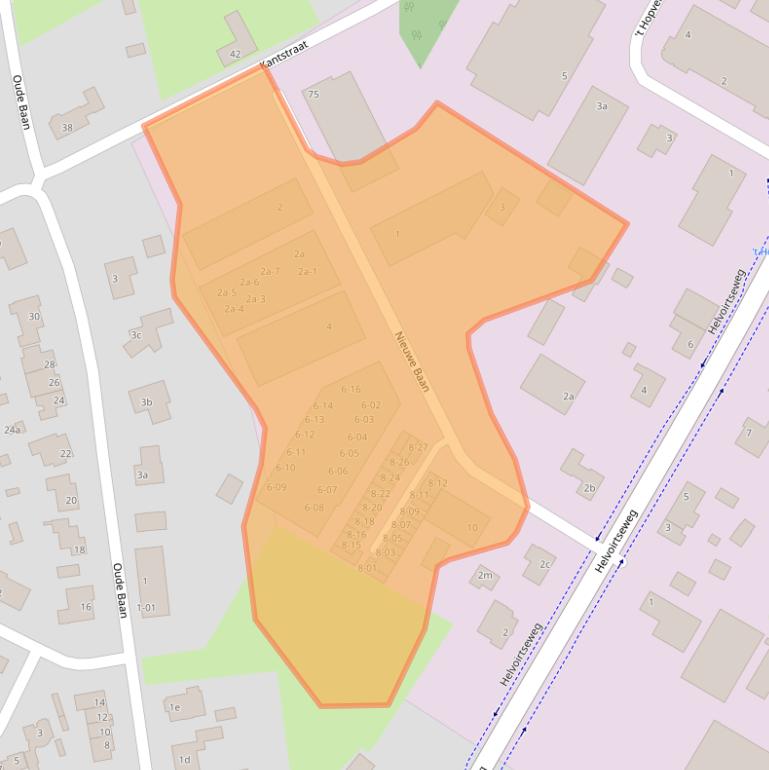 Kaart van postcodegebied 5076SV.