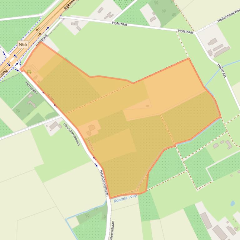 Kaart van postcodegebied 5076VA.