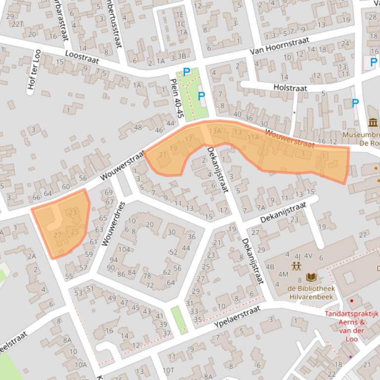 Kaart van postcodegebied 5081BM.