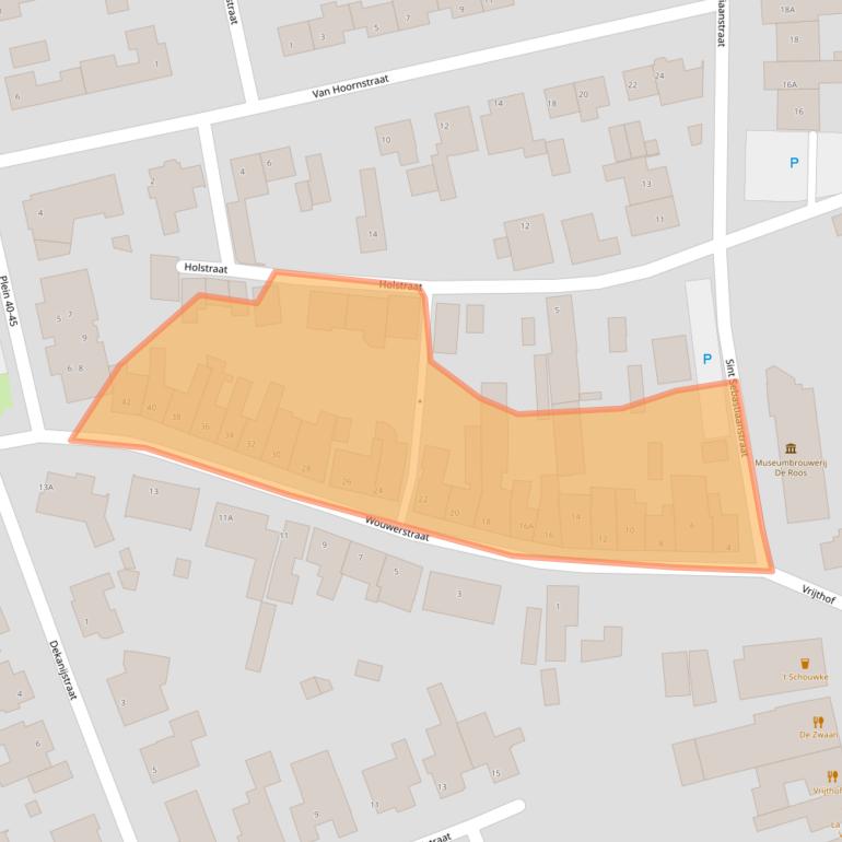 Kaart van postcodegebied 5081BN.