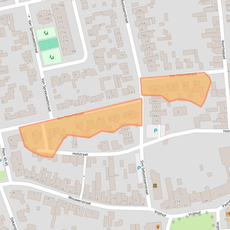 Kaart van postcodegebied 5081CE.