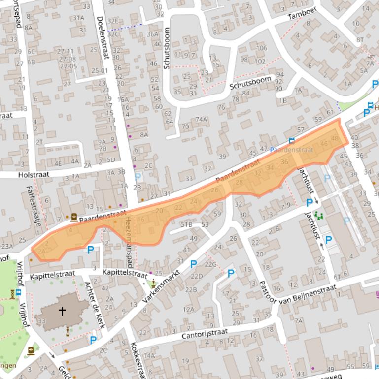 Kaart van postcodegebied 5081CH.