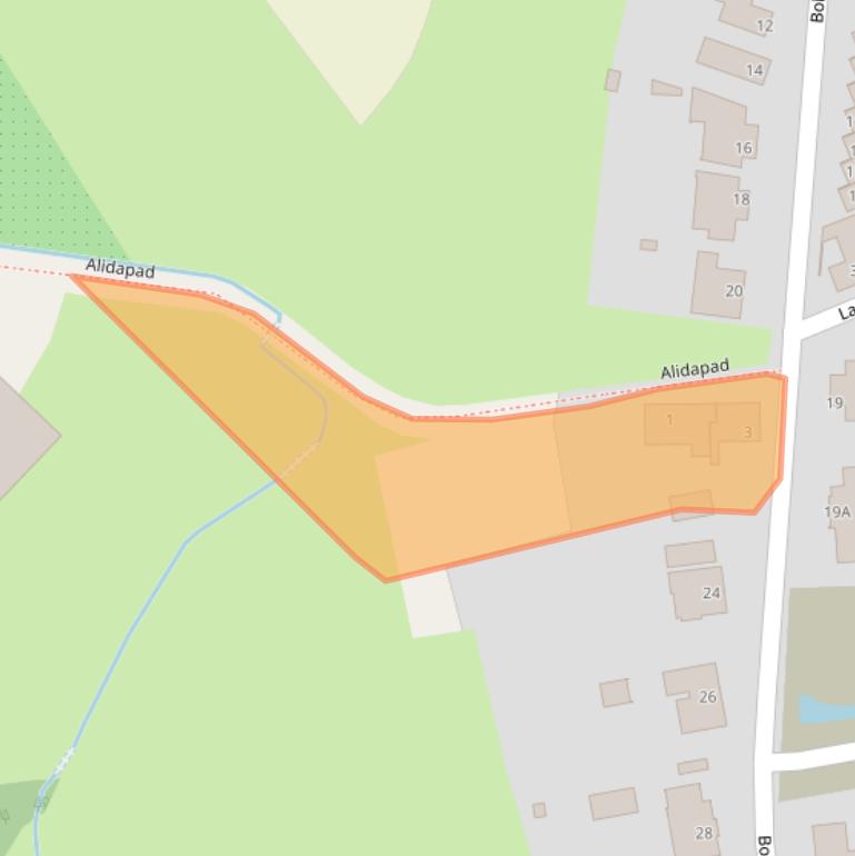 Kaart van postcodegebied 5081EJ.