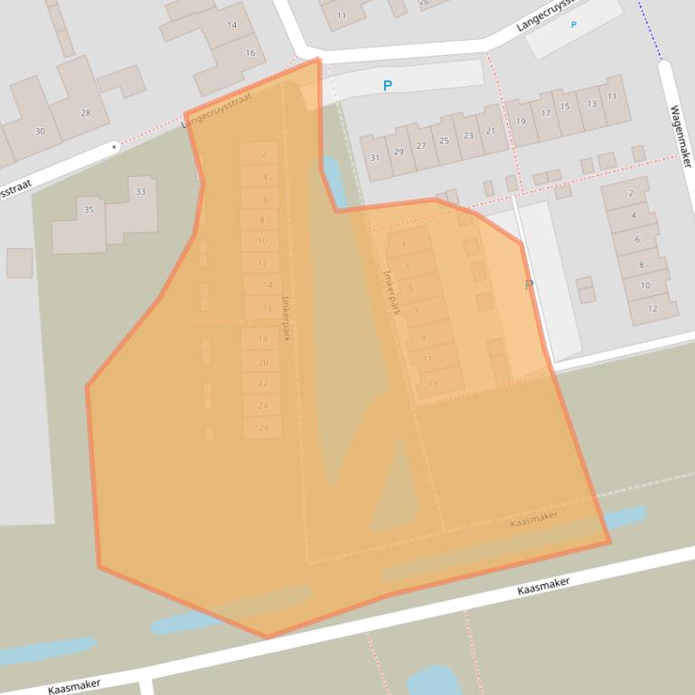 Kaart van postcodegebied 5081ES.