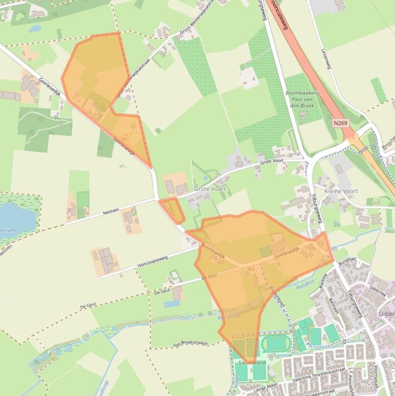 Kaart van postcodegebied 5081HG.