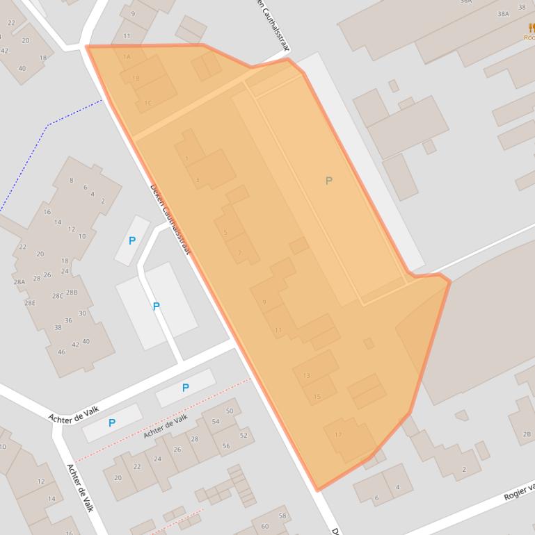 Kaart van postcodegebied 5081JM.