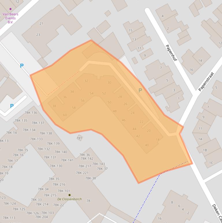 Kaart van postcodegebied 5081JT.