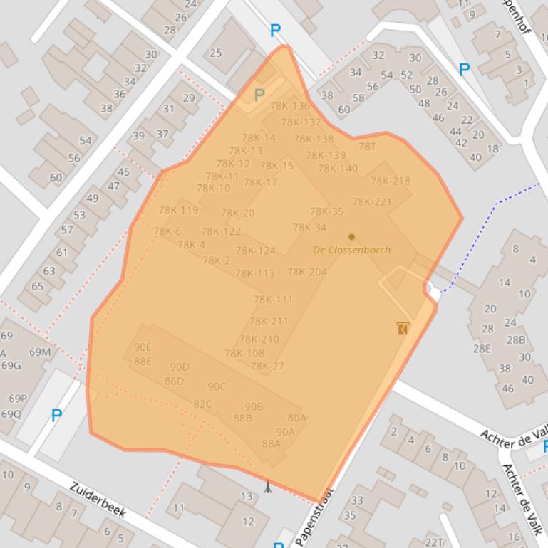 Kaart van postcodegebied 5081JV.