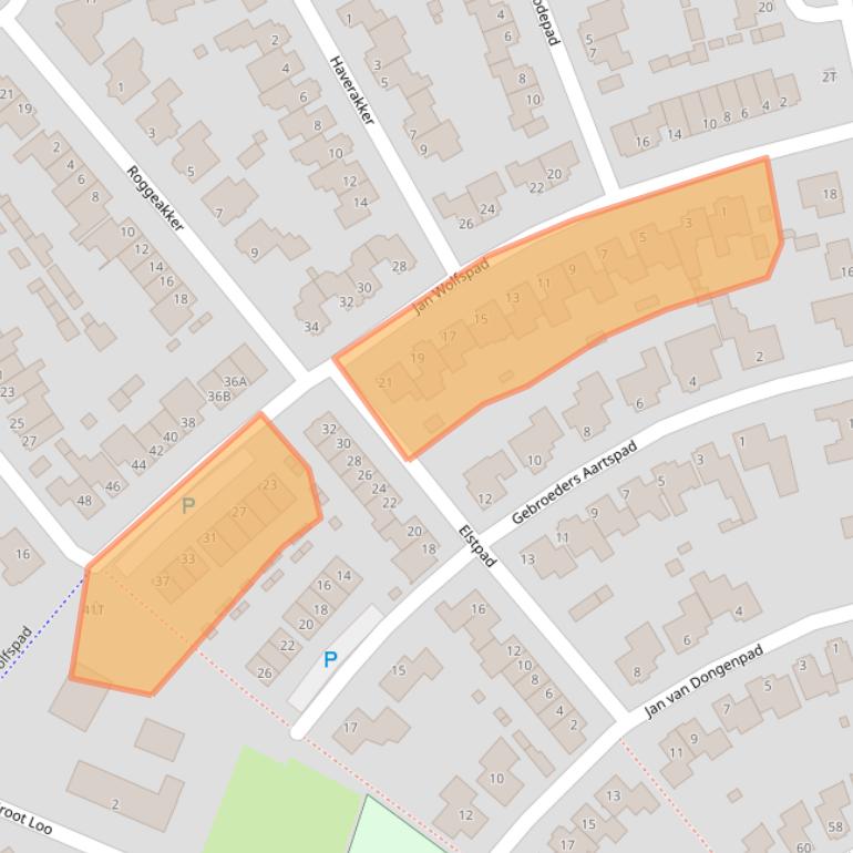 Kaart van postcodegebied 5081MG.