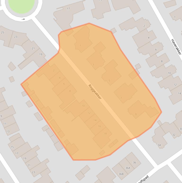 Kaart van postcodegebied 5081MN.