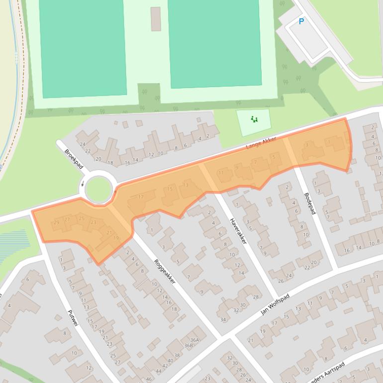 Kaart van postcodegebied 5081MR.
