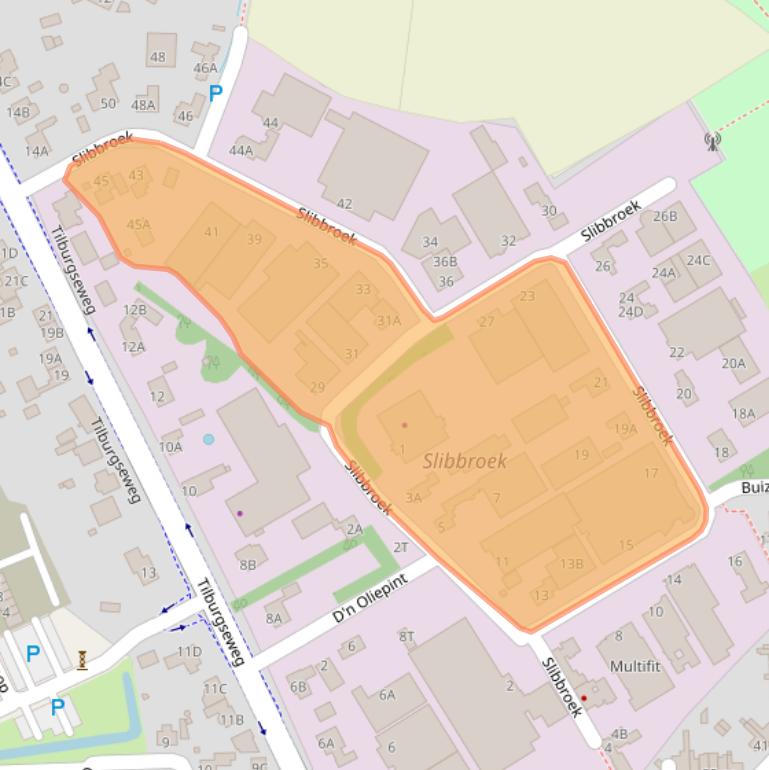 Kaart van postcodegebied 5081NR.