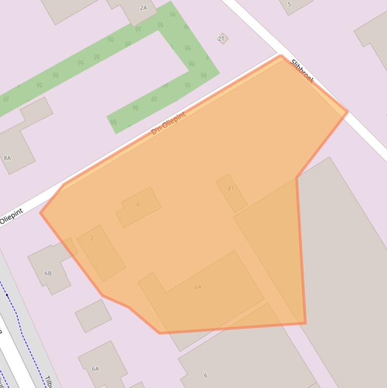 Kaart van postcodegebied 5081NT.