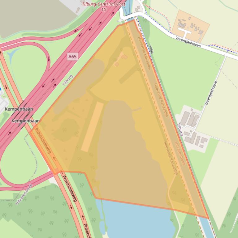 Kaart van postcodegebied 5081NX.