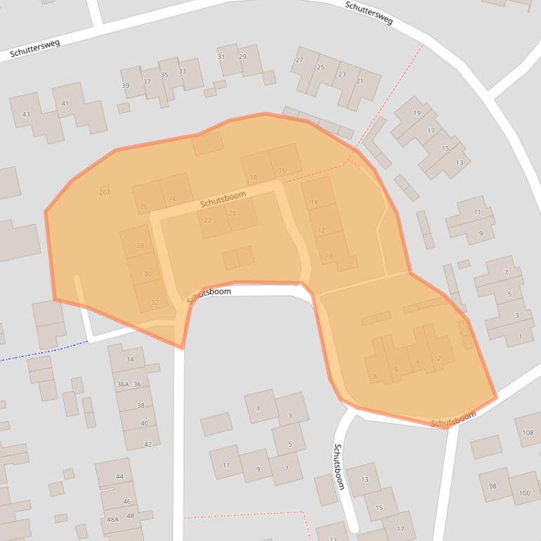 Kaart van postcodegebied 5081PA.
