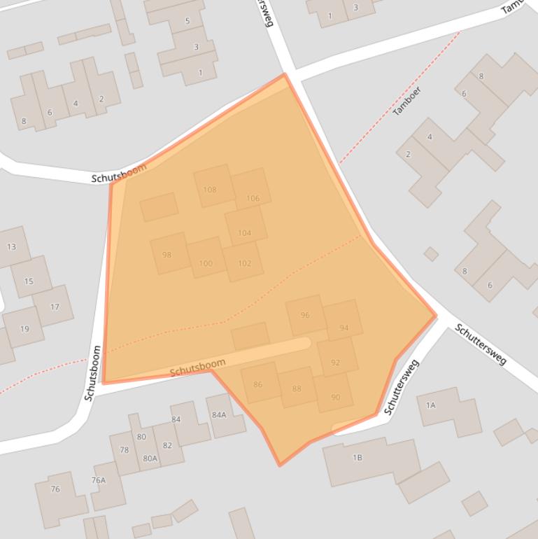 Kaart van postcodegebied 5081PC.