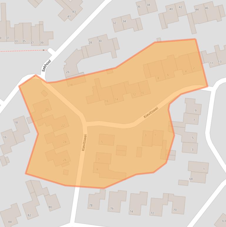Kaart van postcodegebied 5081RJ.