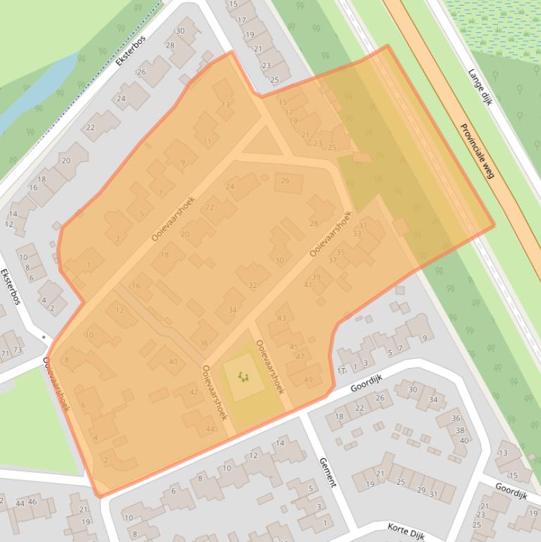 Kaart van postcodegebied 5081RK.