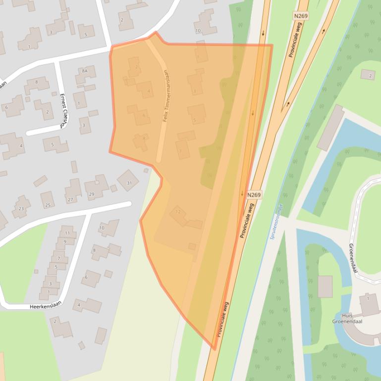 Kaart van postcodegebied 5081SM.