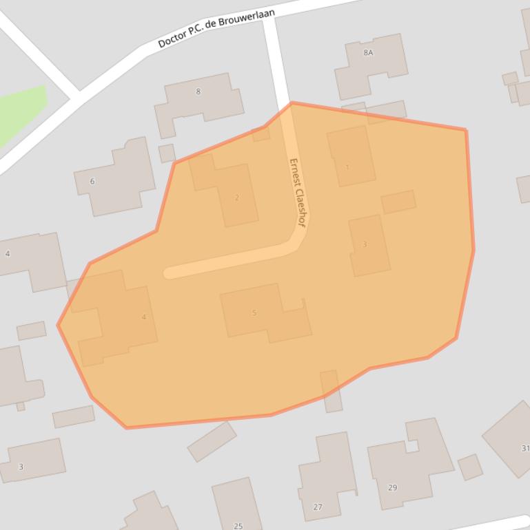 Kaart van postcodegebied 5081SN.