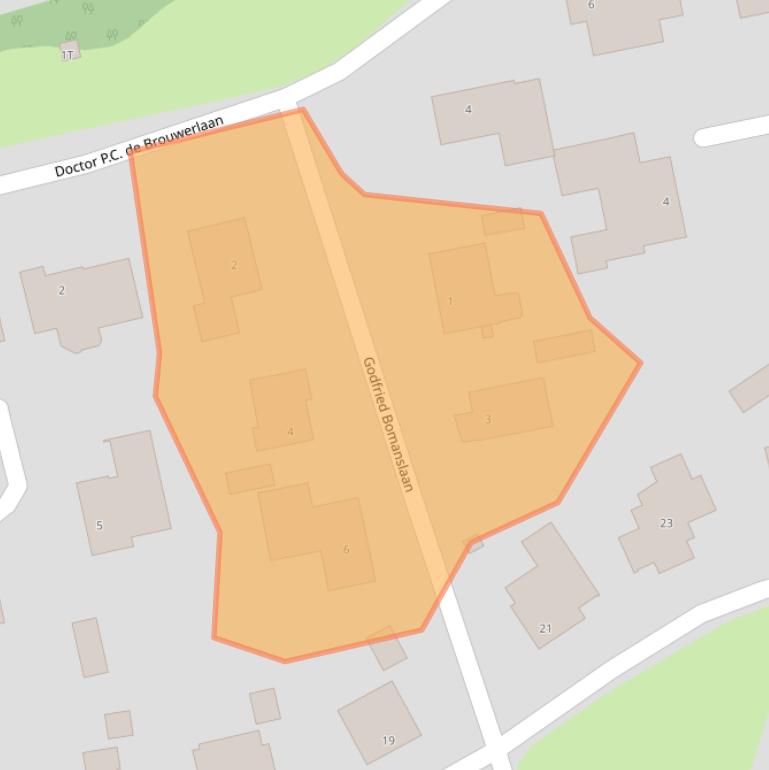 Kaart van postcodegebied 5081SP.