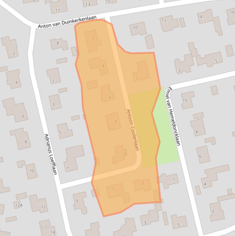 Kaart van postcodegebied 5081ST.