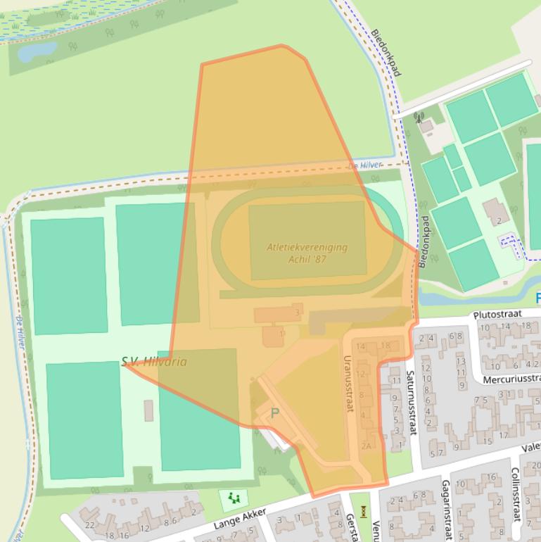 Kaart van postcodegebied 5081TB.
