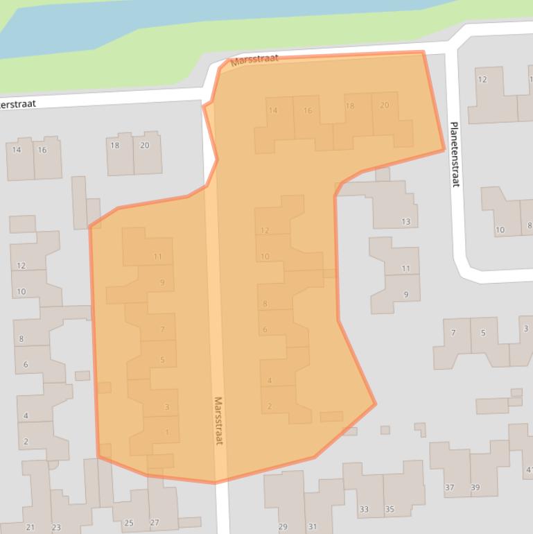 Kaart van postcodegebied 5081TH.