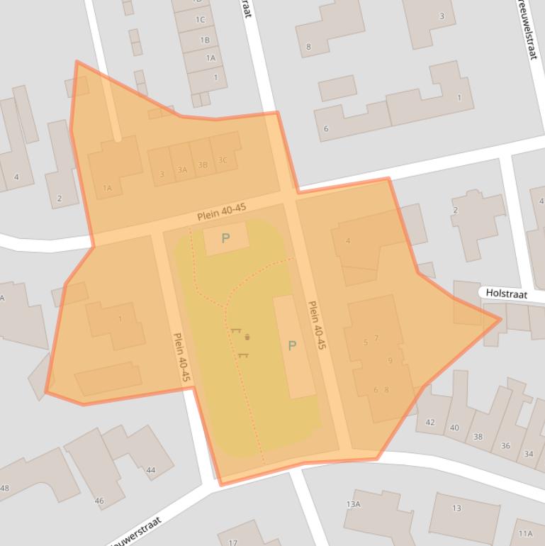 Kaart van postcodegebied 5081VA.