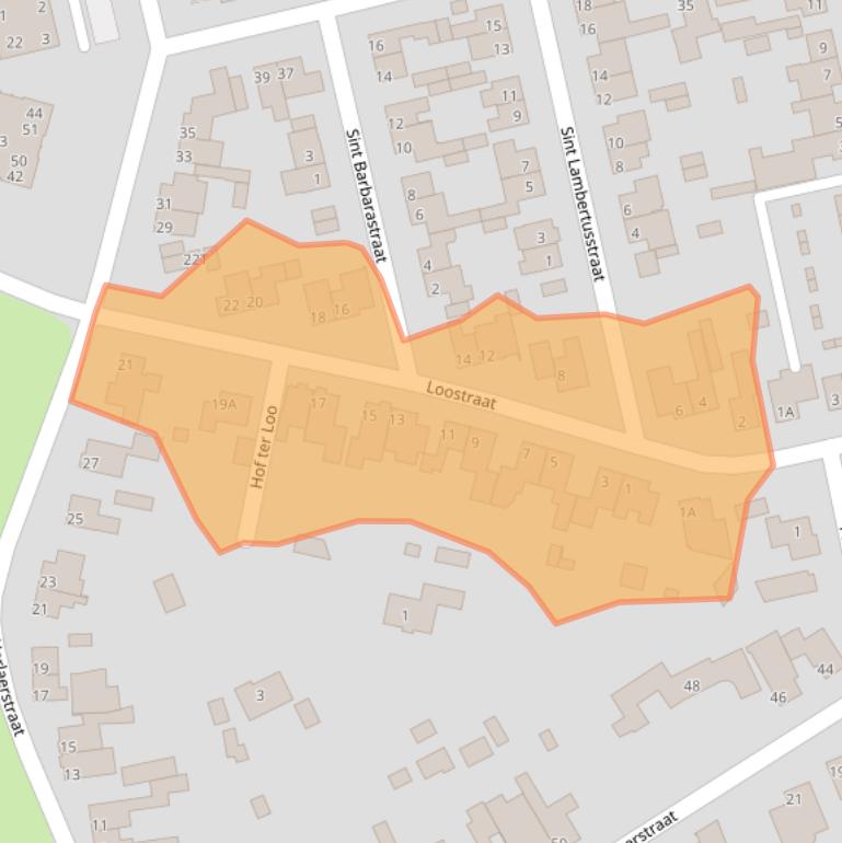 Kaart van postcodegebied 5081VB.
