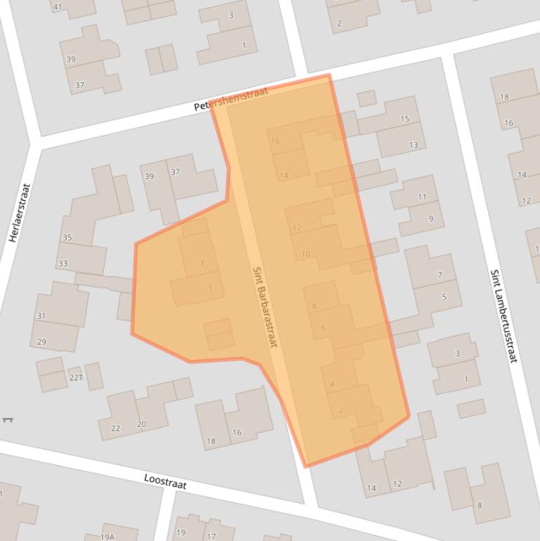 Kaart van postcodegebied 5081VD.