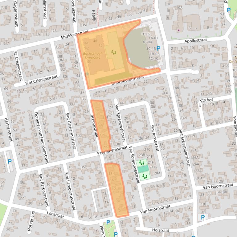 Kaart van postcodegebied 5081VH.