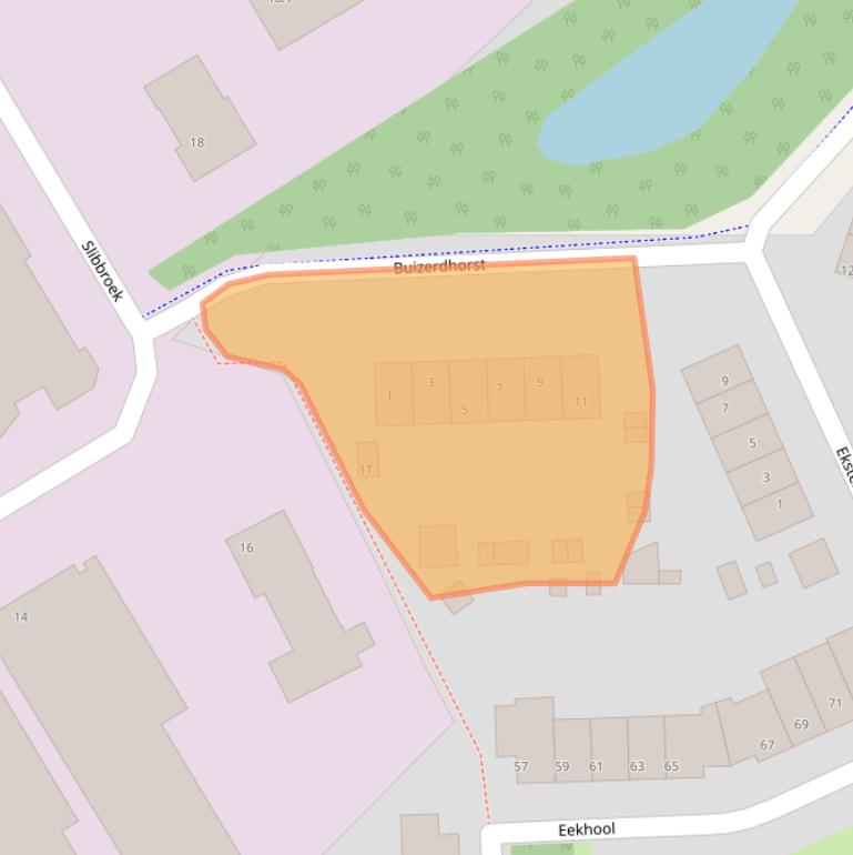 Kaart van postcodegebied 5081WL.