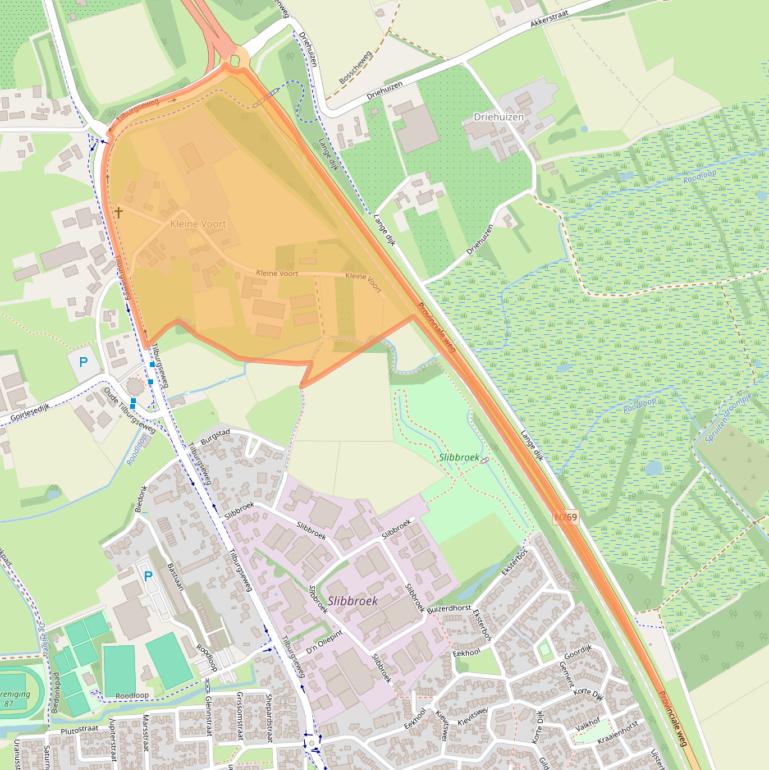 Kaart van postcodegebied 5081XG.