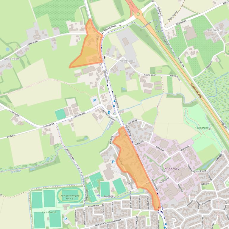 Kaart van postcodegebied 5081XH.