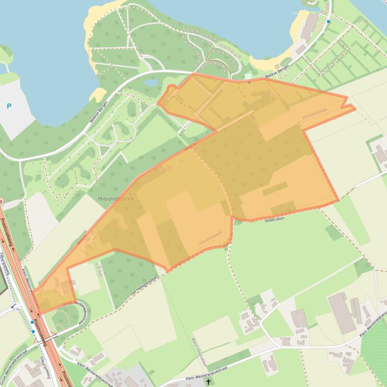 Kaart van postcodegebied 5081XK.