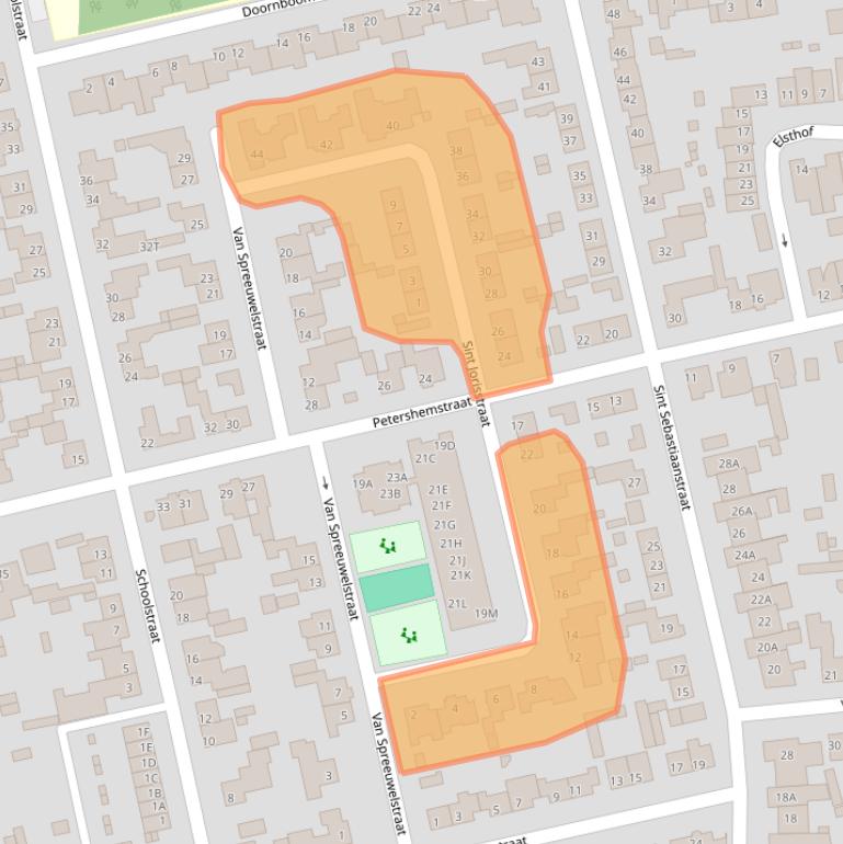 Kaart van postcodegebied 5081ZD.